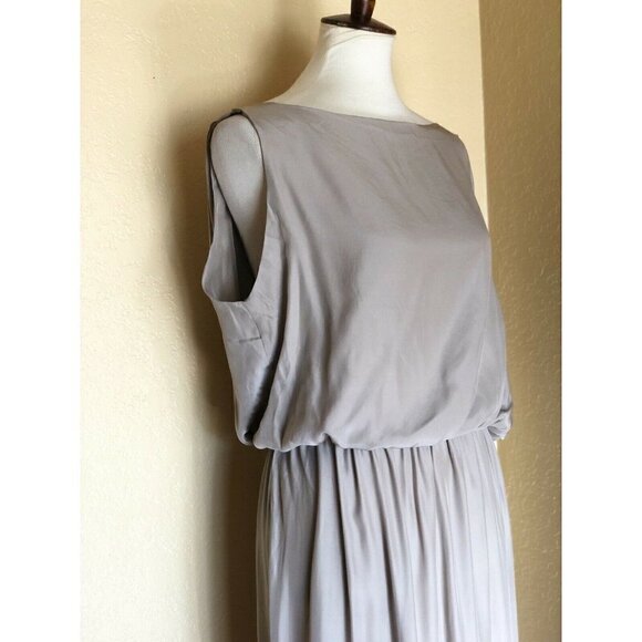 NATALIE DEAYALA Drape Back Silk Column Gown XXL - Picture 8 of 10